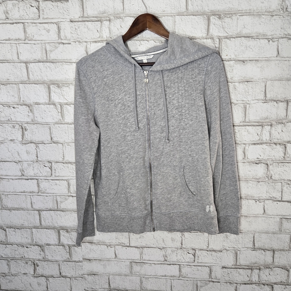 Victoria's Secret *like new* full zip hoodie w sequin wings VINTAGE